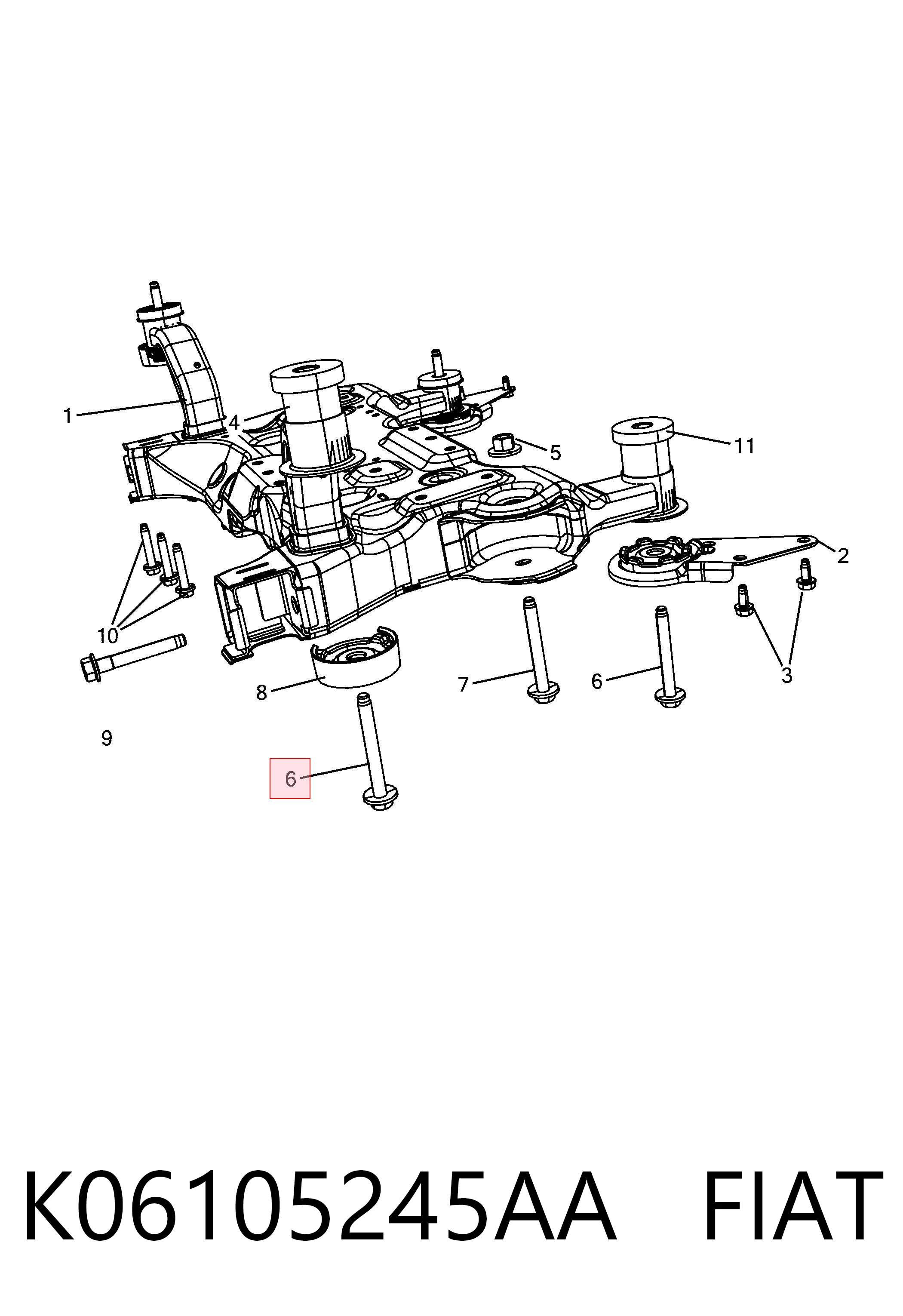 K06105245AA Fiat/Alfa/Lancia