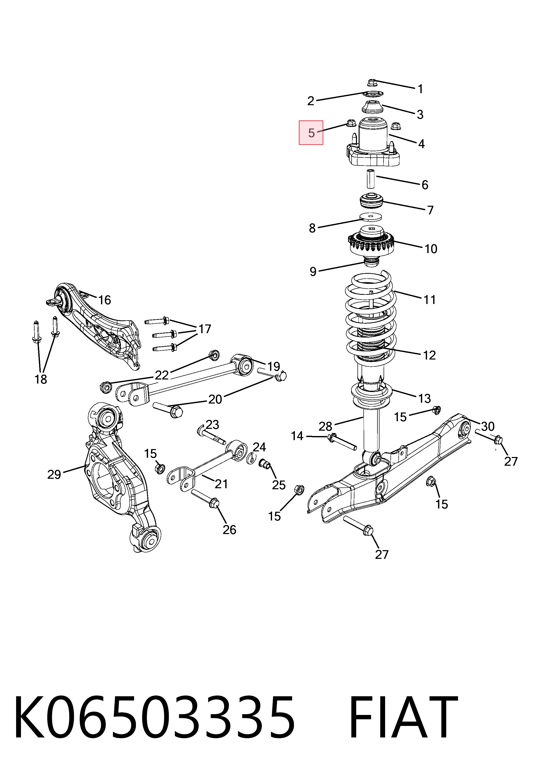 K06503335 Fiat/Alfa/Lancia