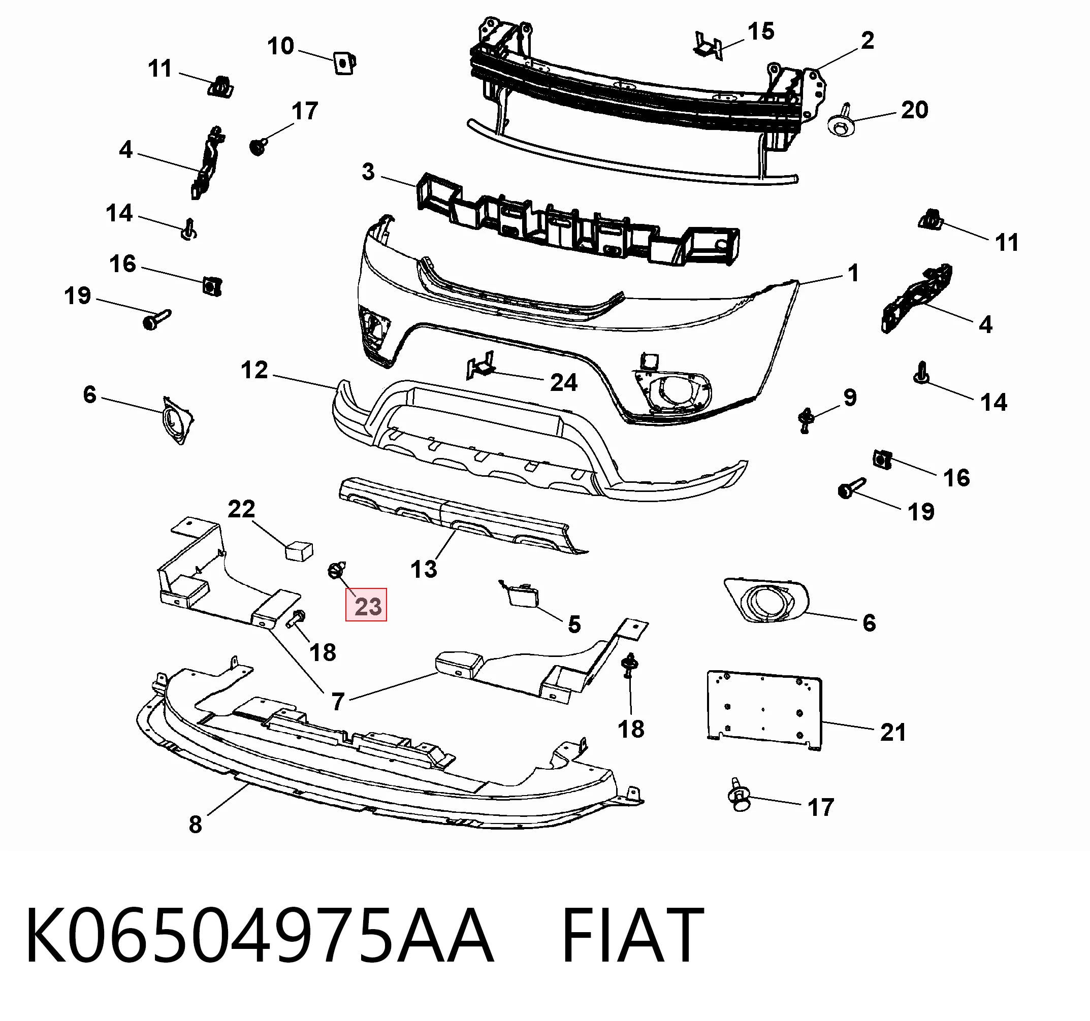K06504975AA Fiat/Alfa/Lancia