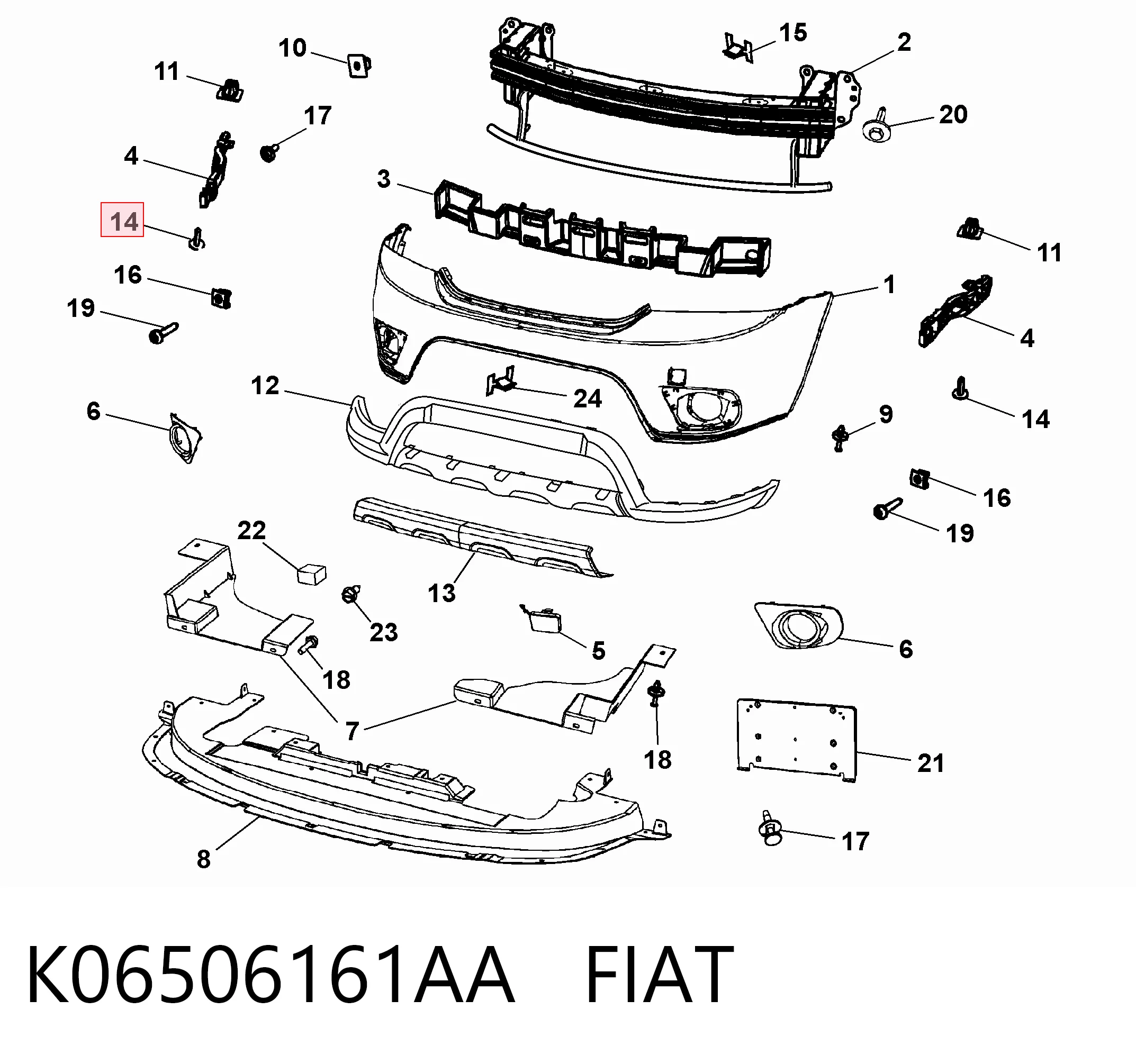 K06506161AA Fiat/Alfa/Lancia
