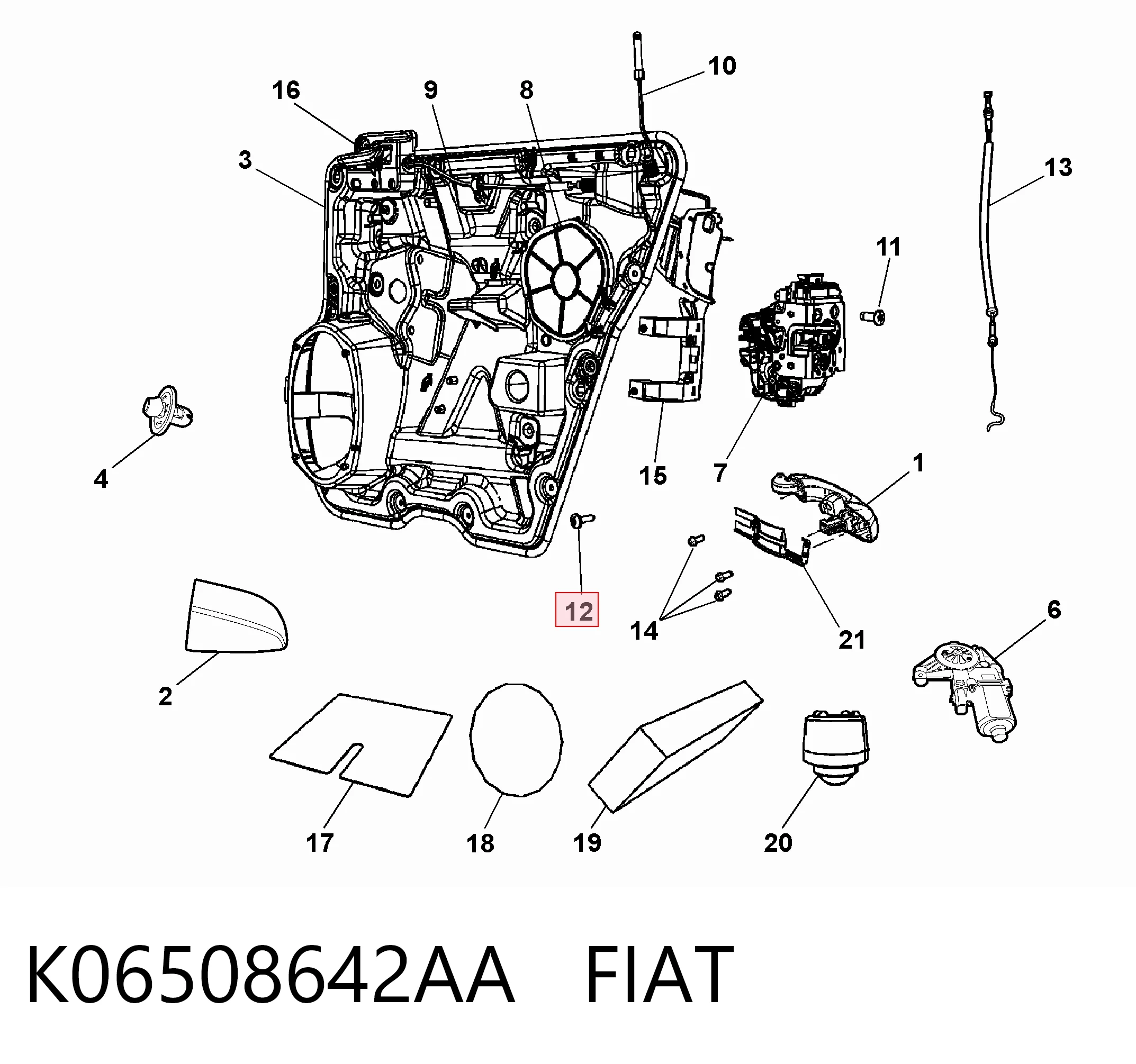 K06508642AA Fiat/Alfa/Lancia