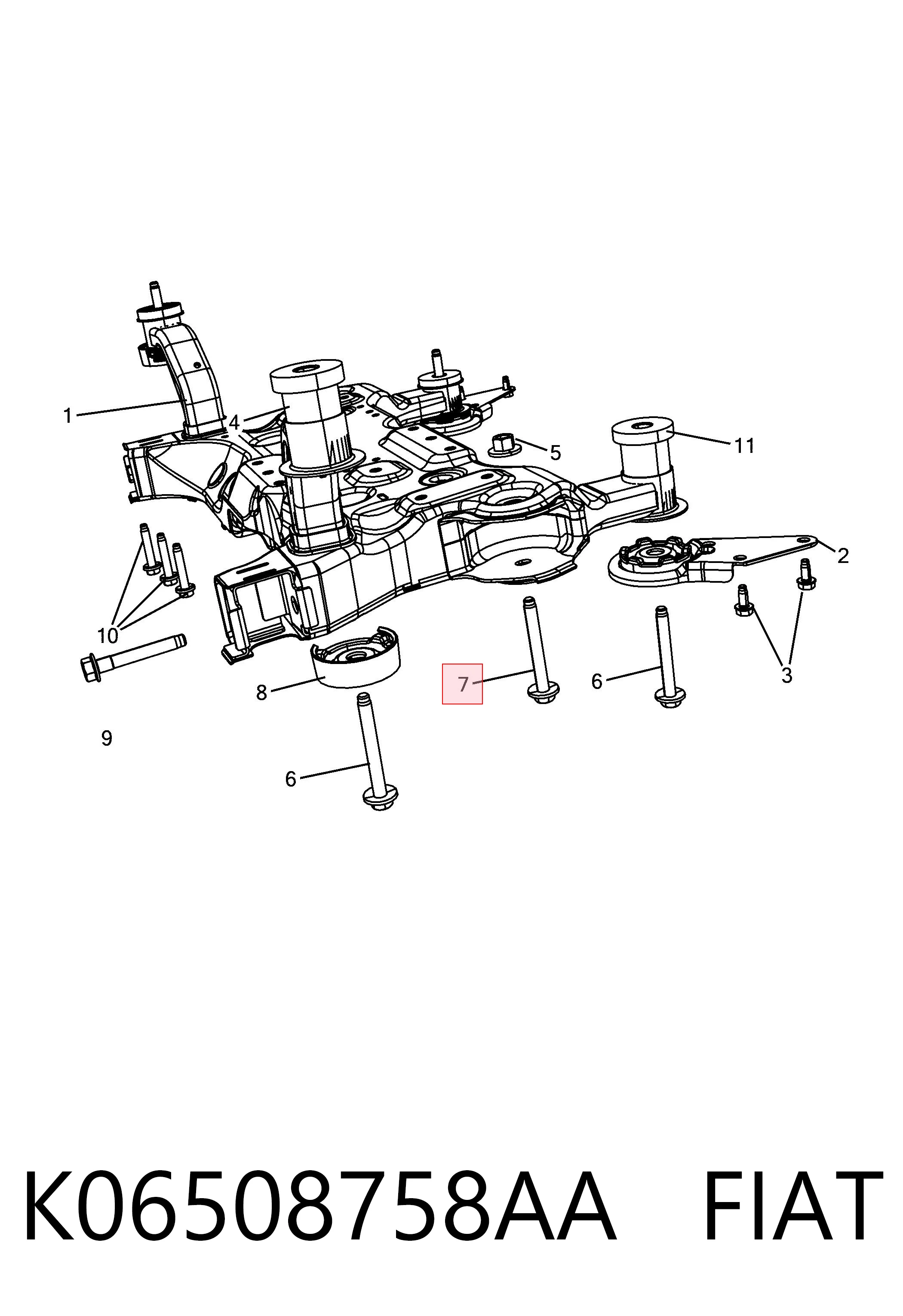 K06508758AA Fiat/Alfa/Lancia