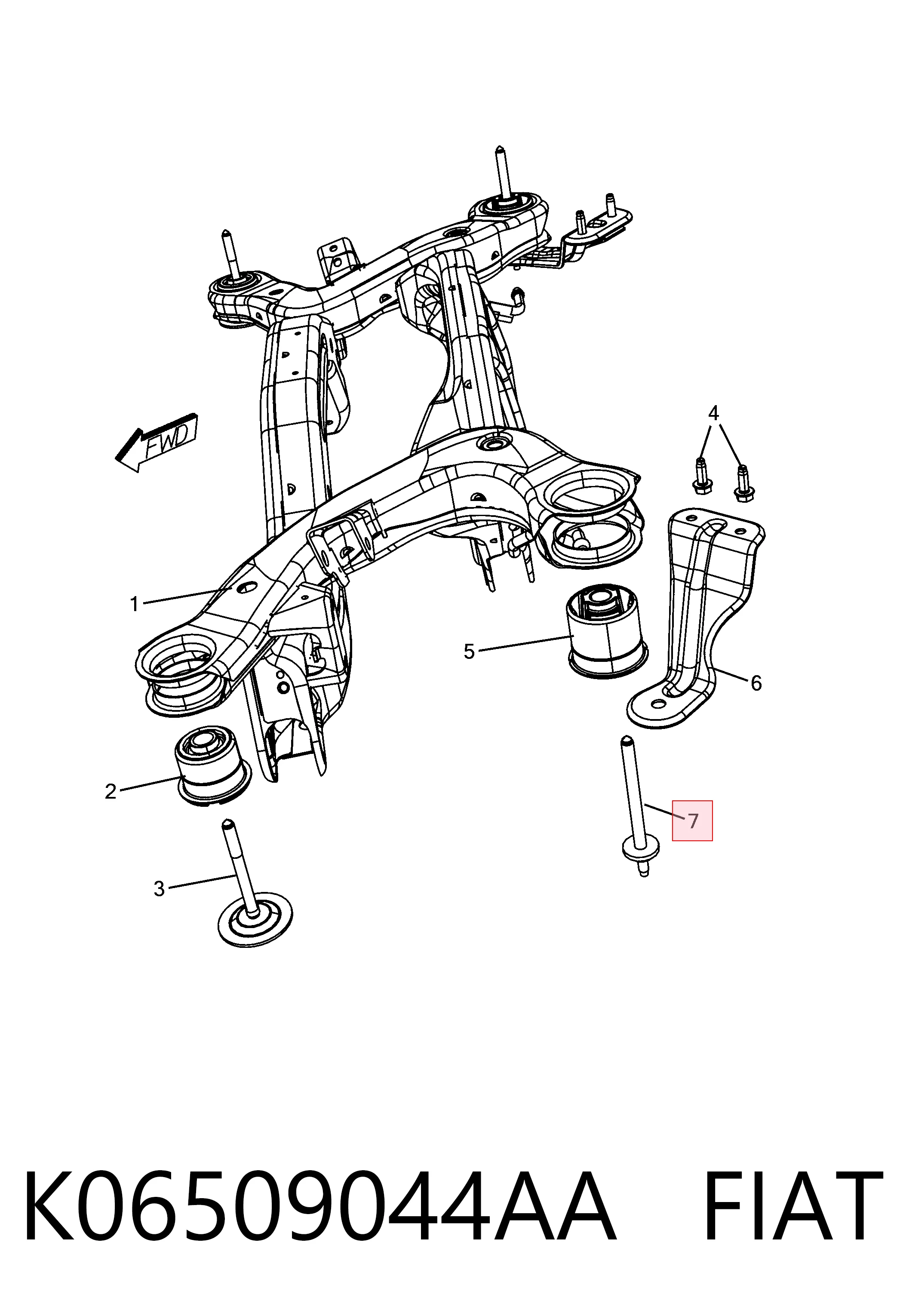 K06509044AA Fiat/Alfa/Lancia