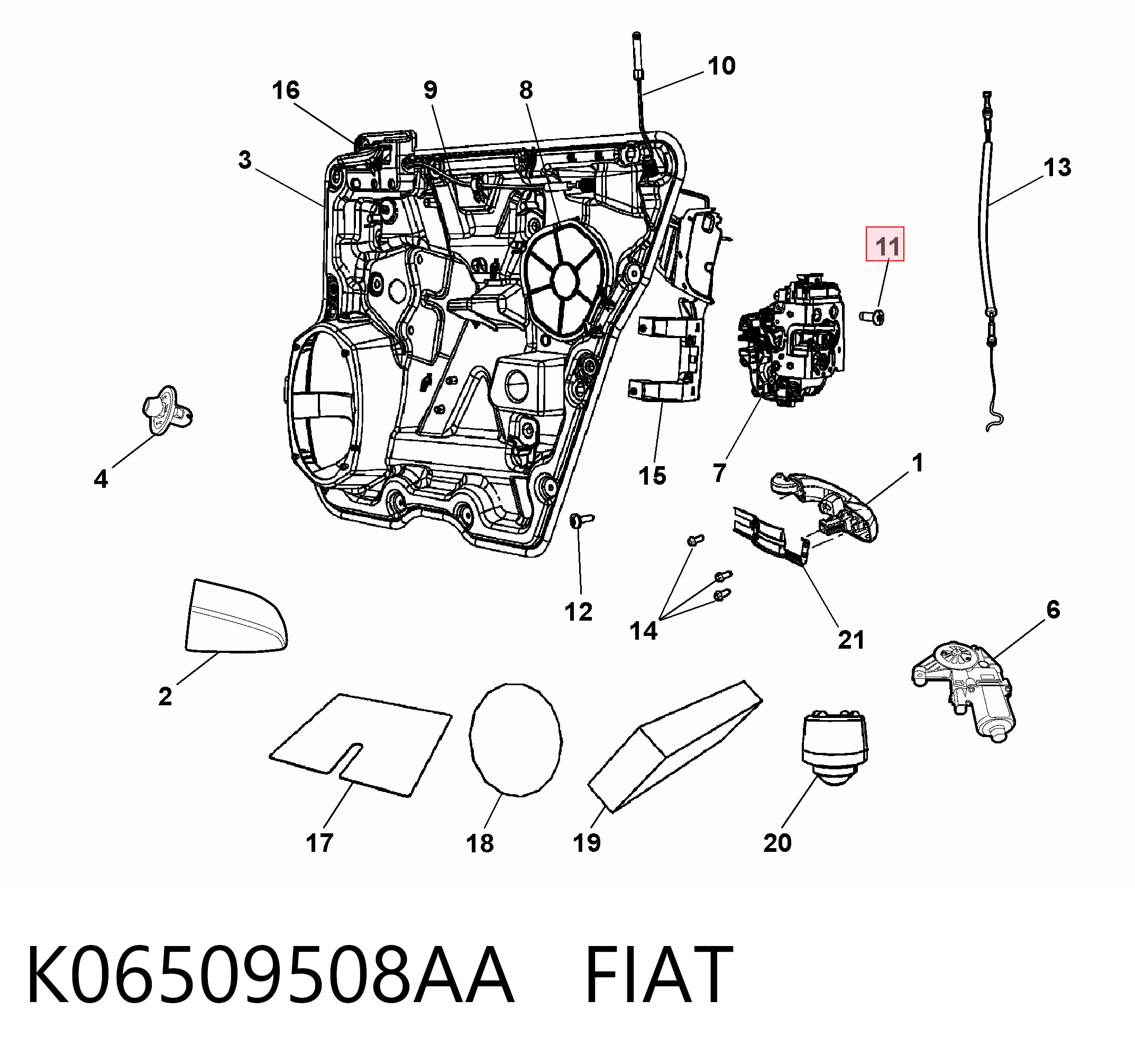 K06509508AA Fiat/Alfa/Lancia