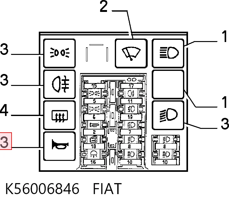 K56006846 Fiat/Alfa/Lancia