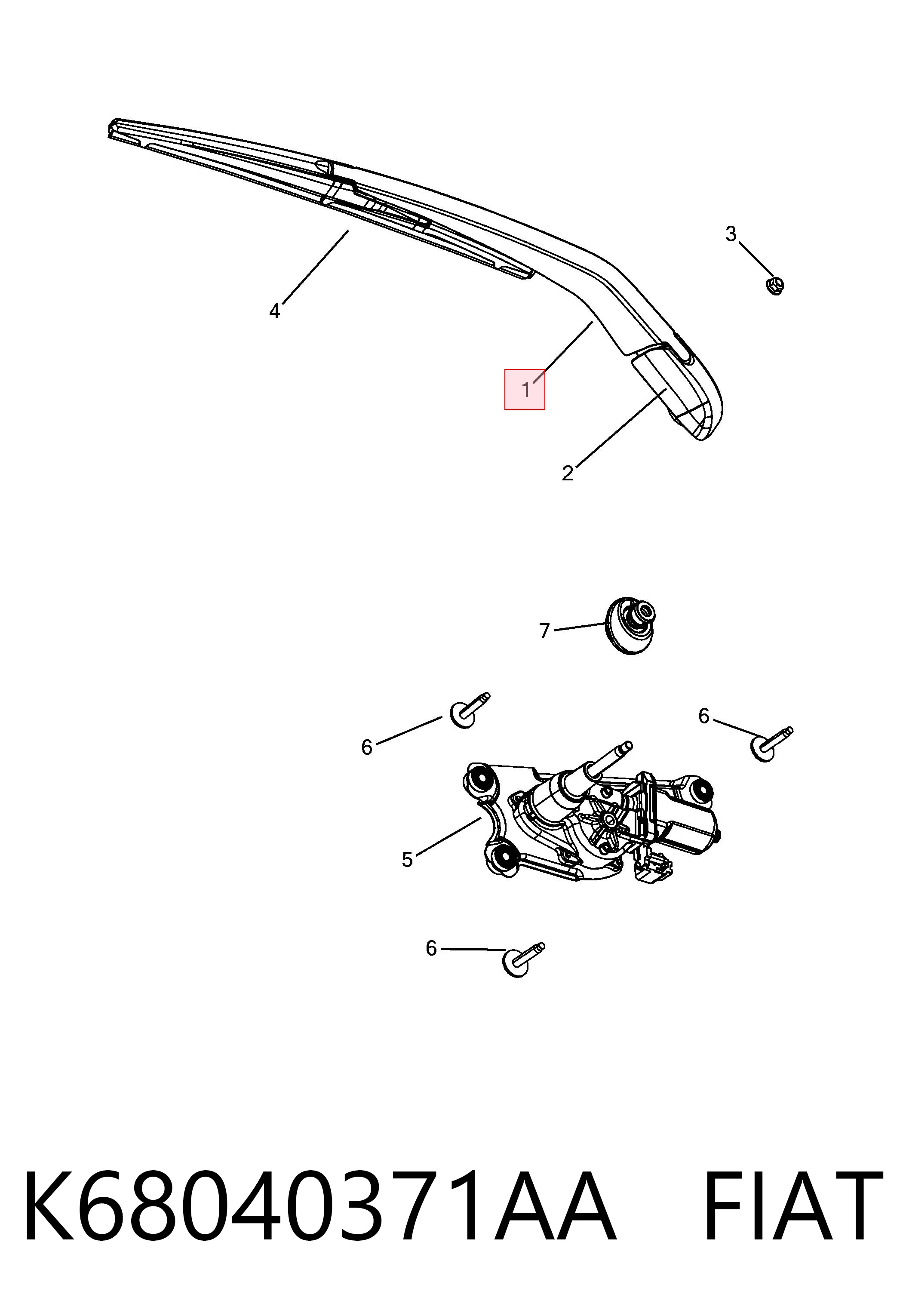 K68040371AA Fiat/Alfa/Lancia