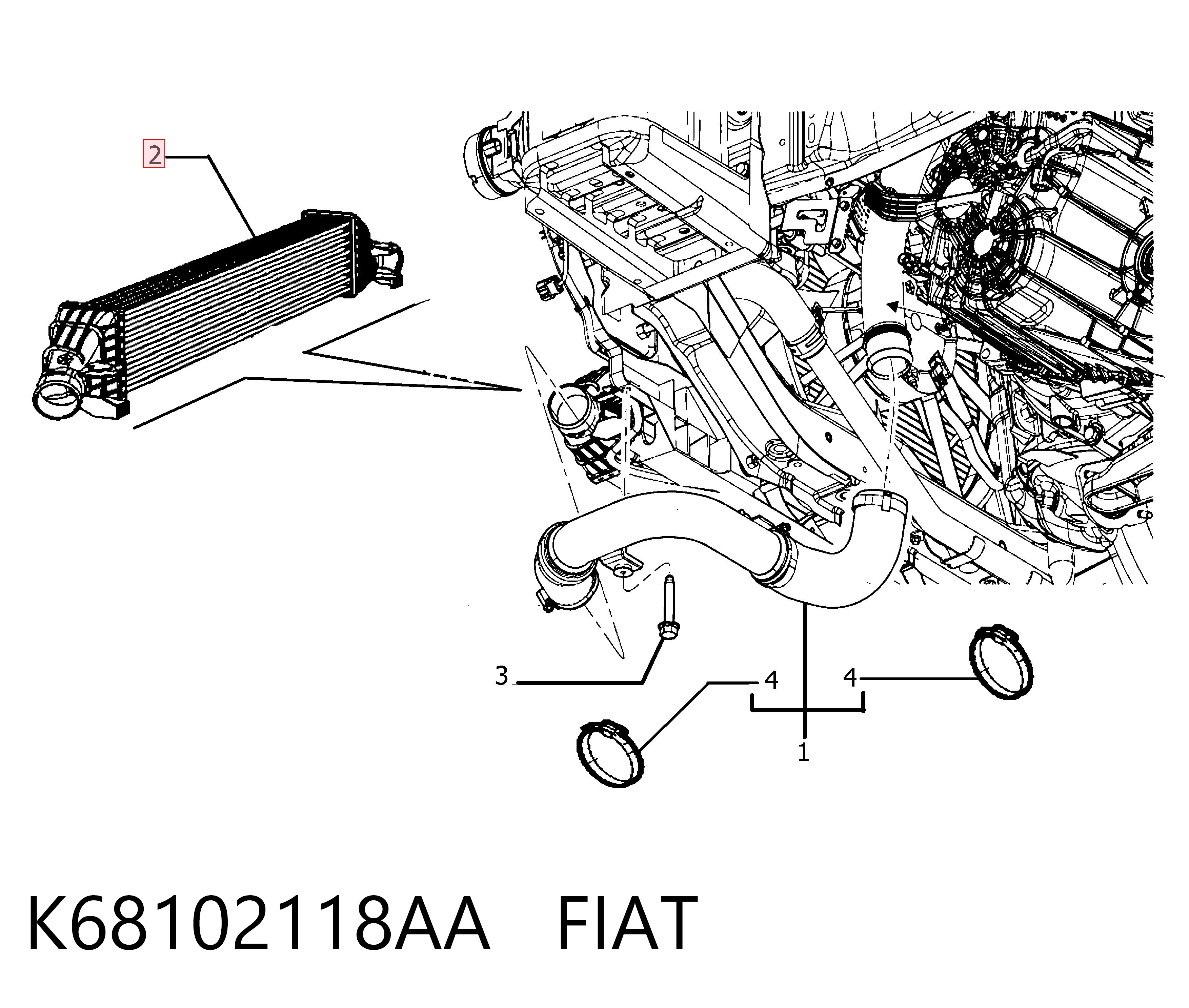 K68102118AA Fiat/Alfa/Lancia