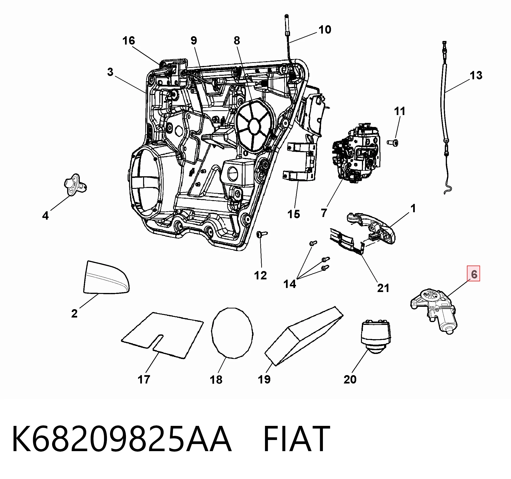 K68209825AA Fiat/Alfa/Lancia