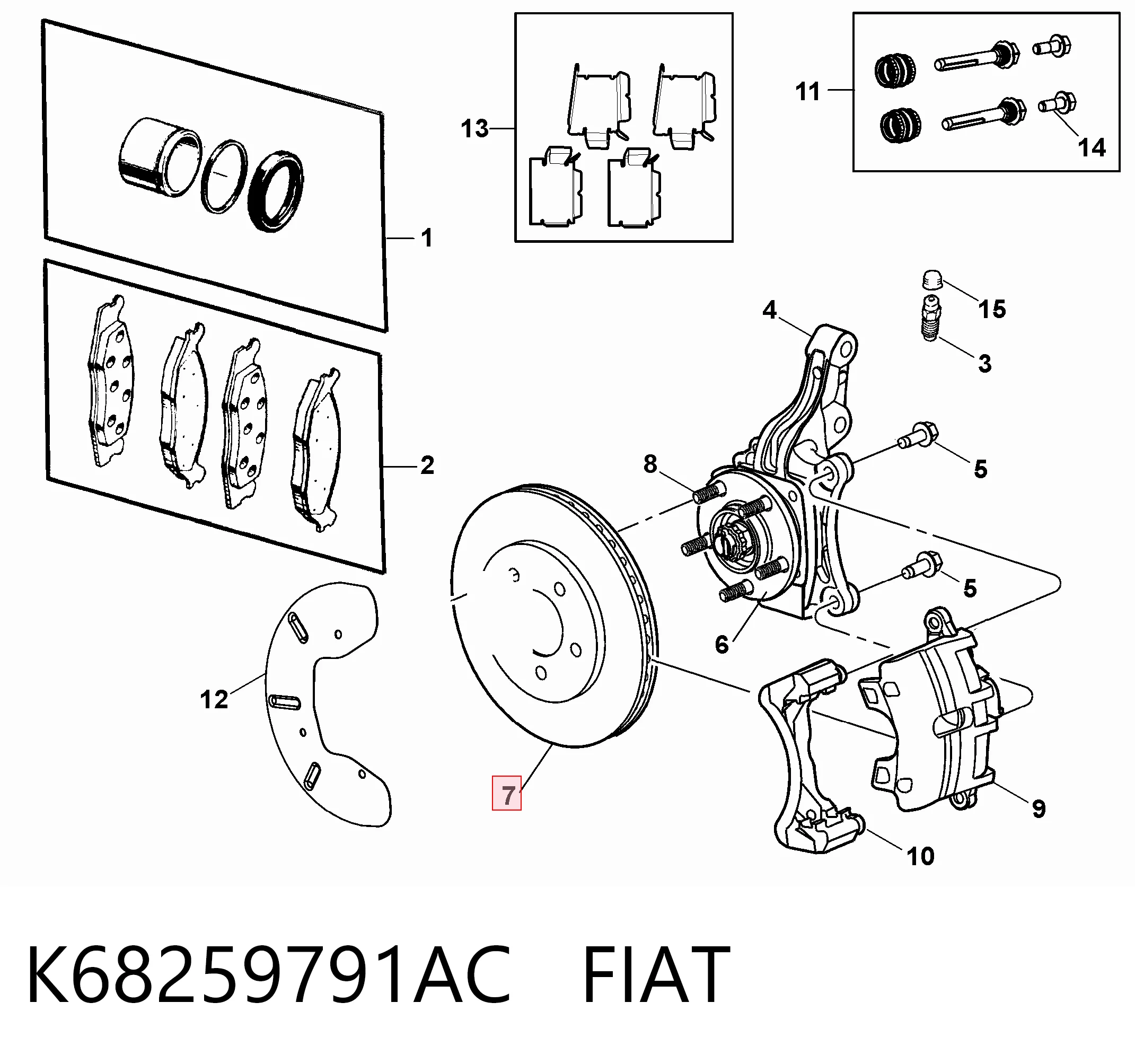 K68259791AC Fiat/Alfa/Lancia