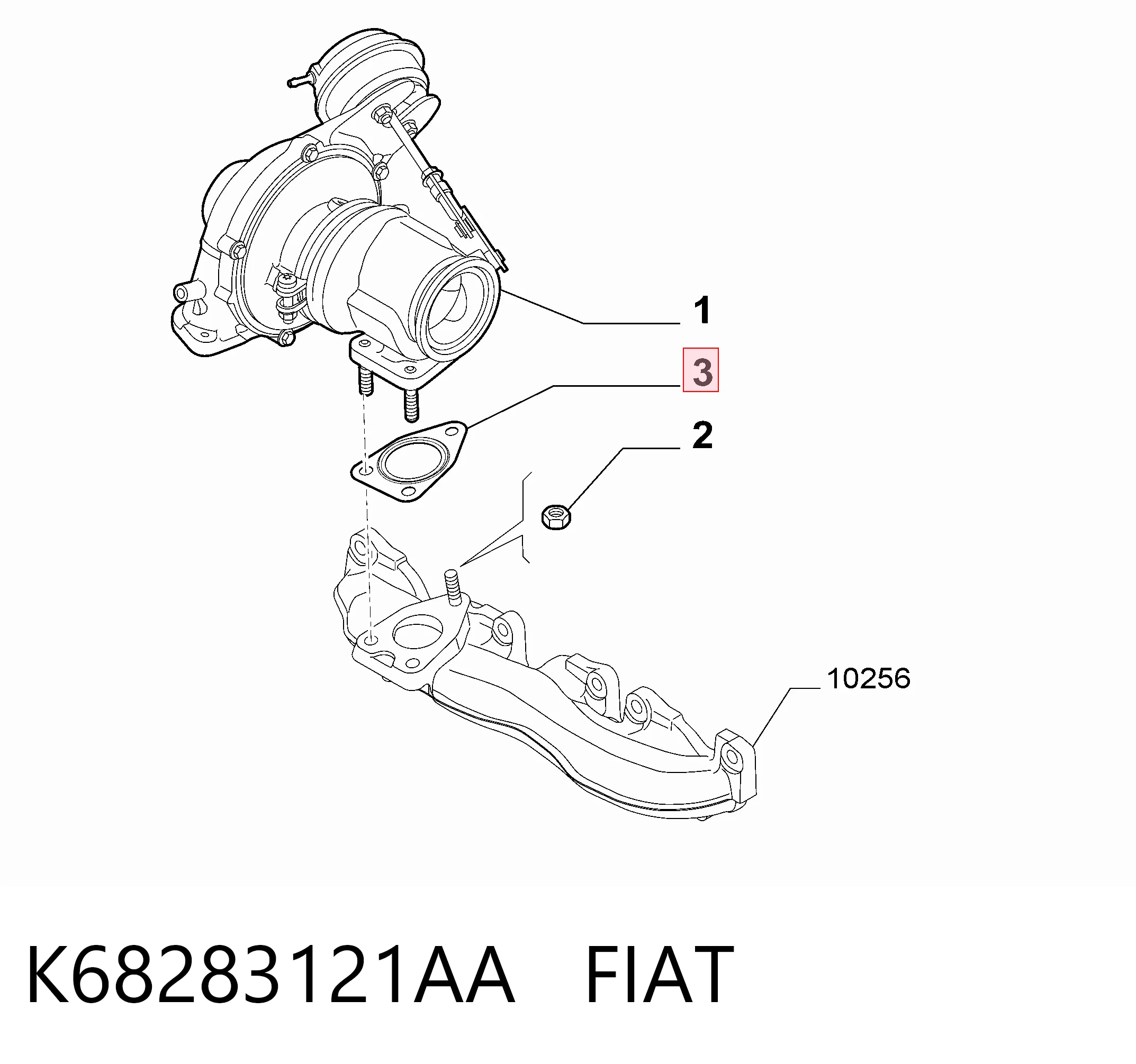 Vedante de tubo de admissão do silenciador para Alfa Romeo Giulietta  940