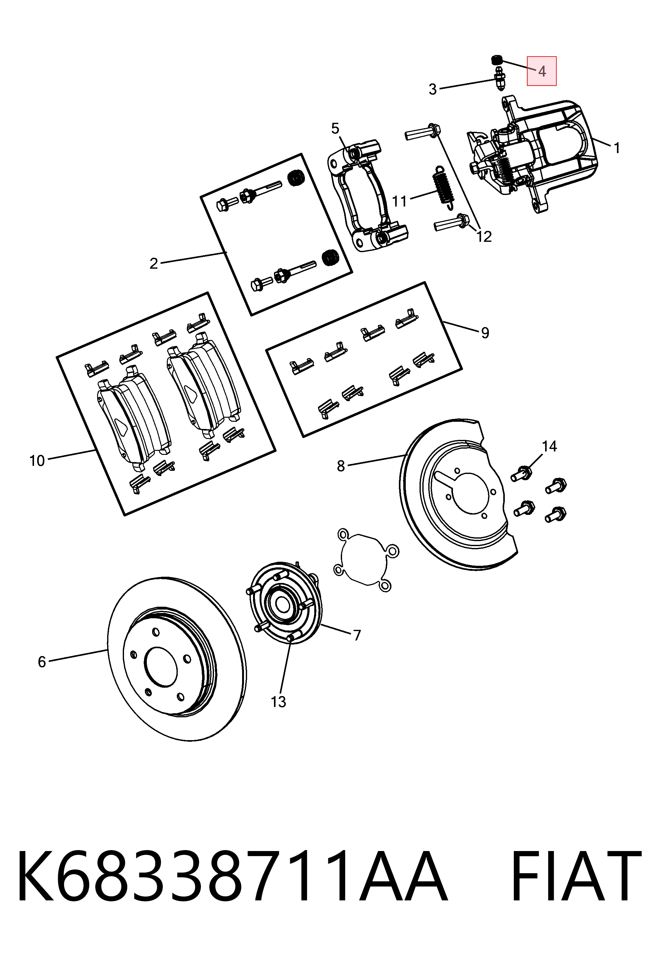 K68338711AA Fiat/Alfa/Lancia