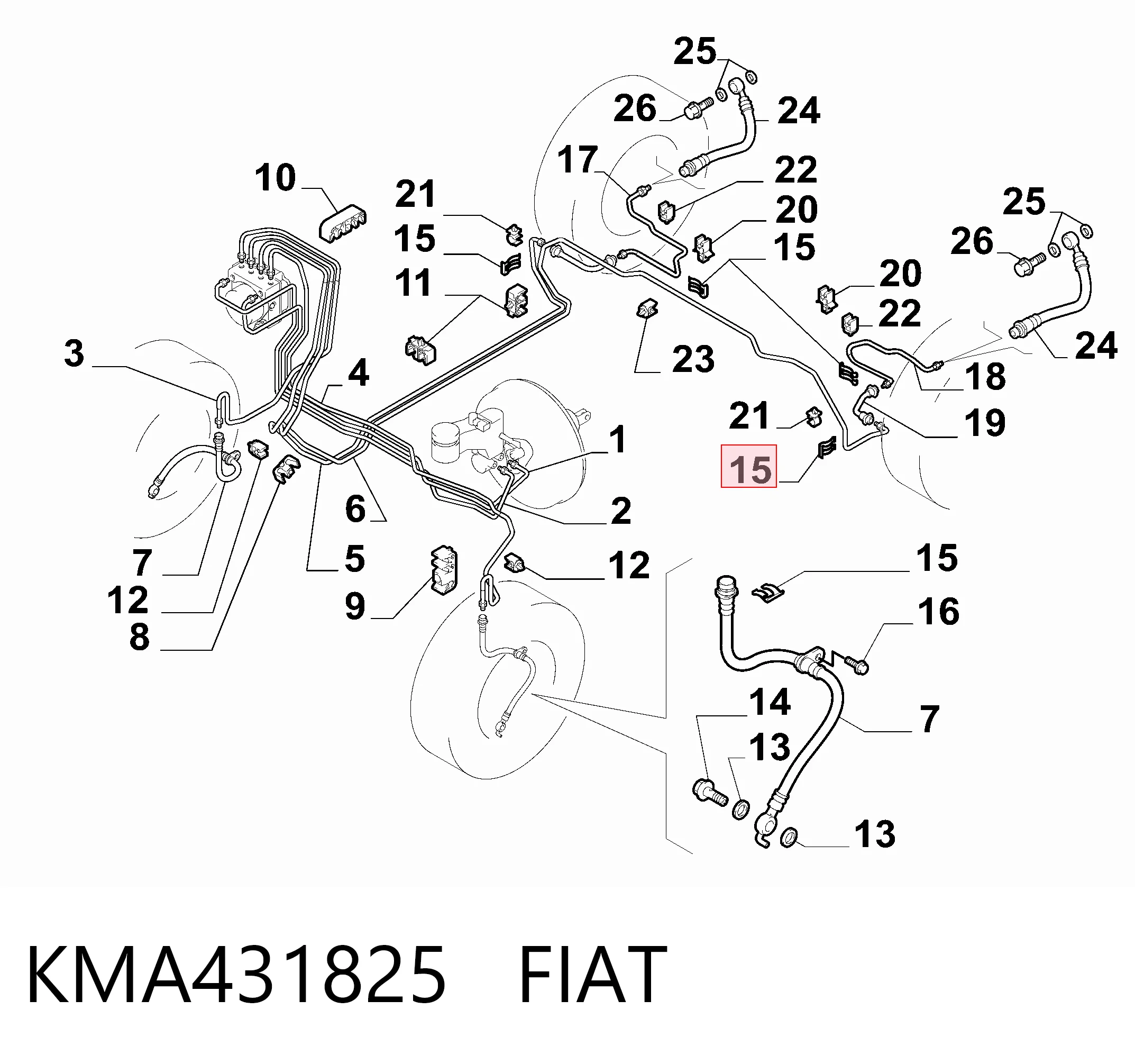 KMA431825 Fiat/Alfa/Lancia