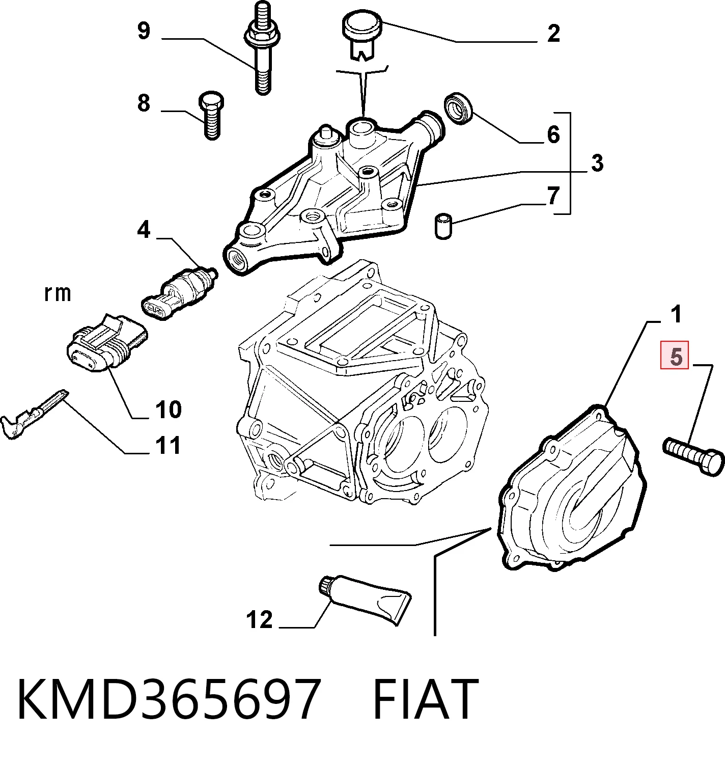 KMD365697 Fiat/Alfa/Lancia