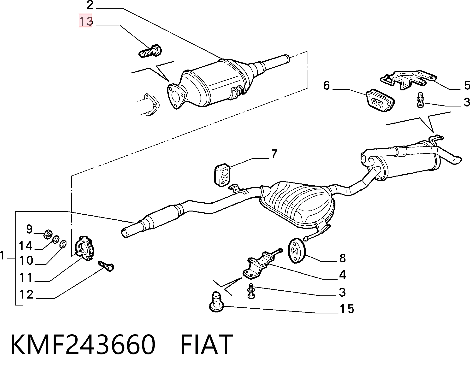 KMF243660 Fiat/Alfa/Lancia