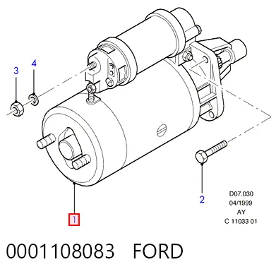 0001108083 Ford Motor de arranco