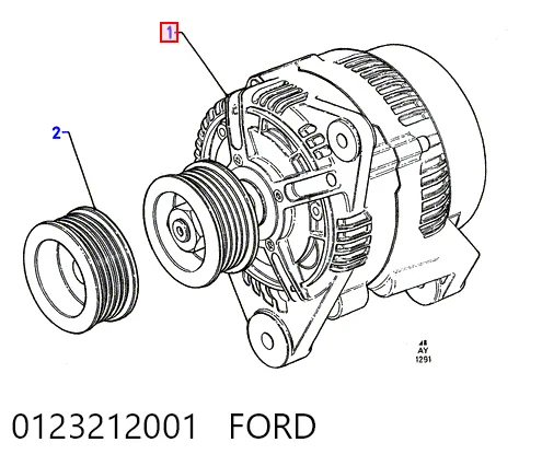  Gerador Ford Mondeo I hatchback (GBP) (1993 - 1996) I