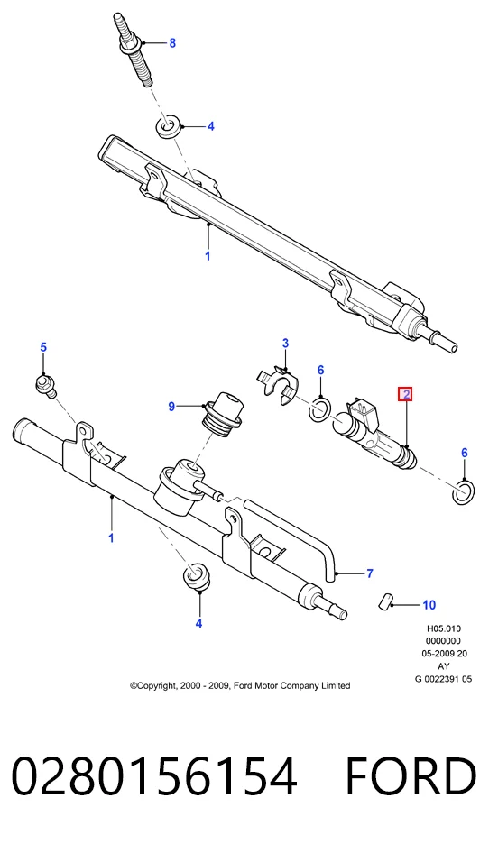 Compre FEI0051 Magneti Marelli Injetor de injeção de combustível