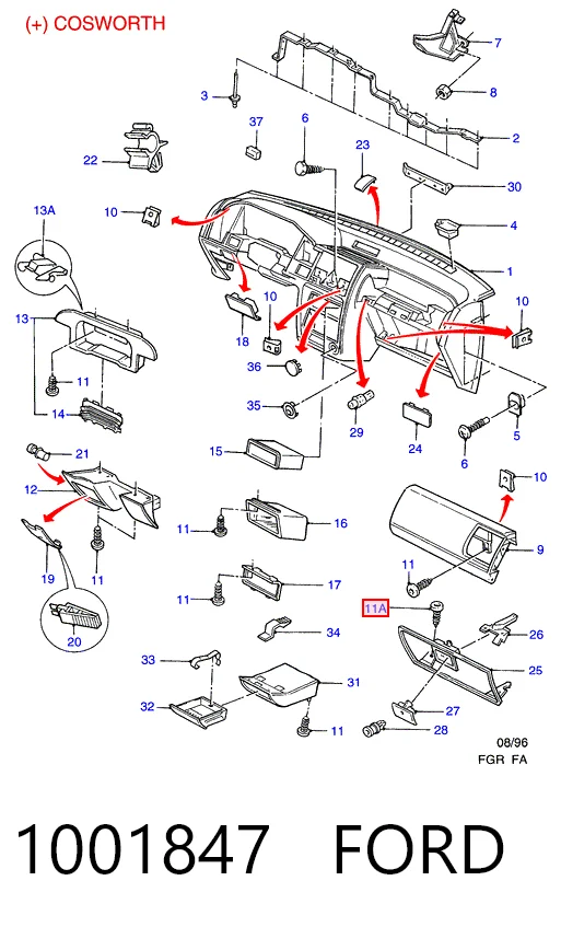 Compre Pára-lama dianteiro direito Ford Escort 7