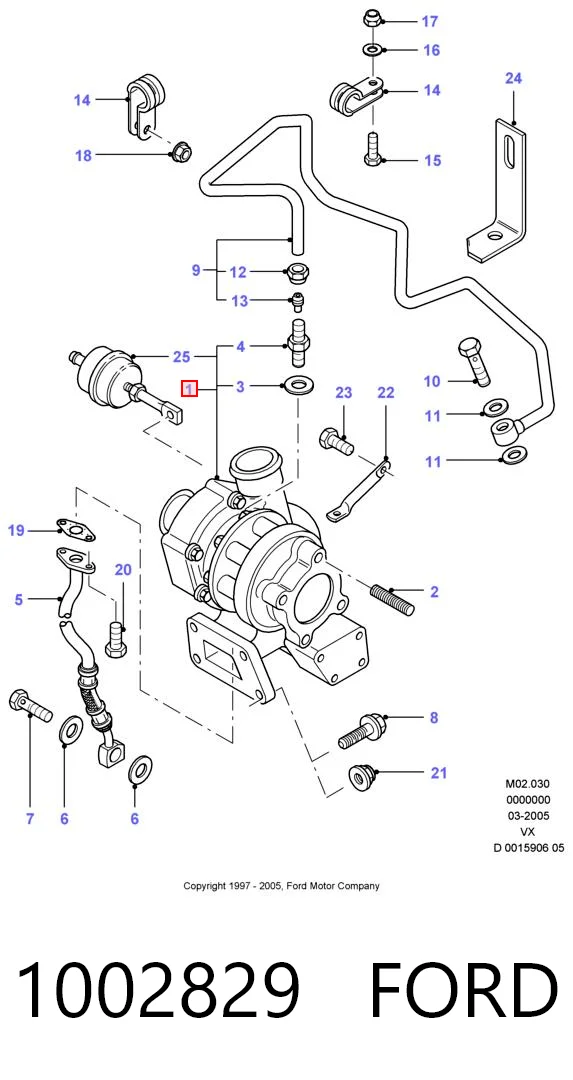Turbina Ford Galaxy I VX WGR