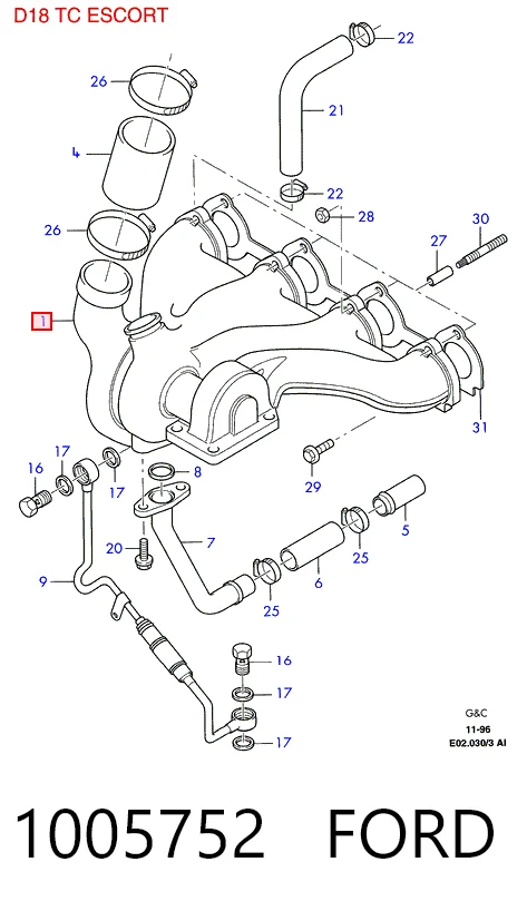 Compre Turbina Ford Escort 