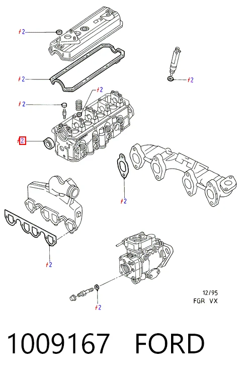 Kit superior de vedantes de motor VAG 028198012C preço, a partir de 46,91 USD