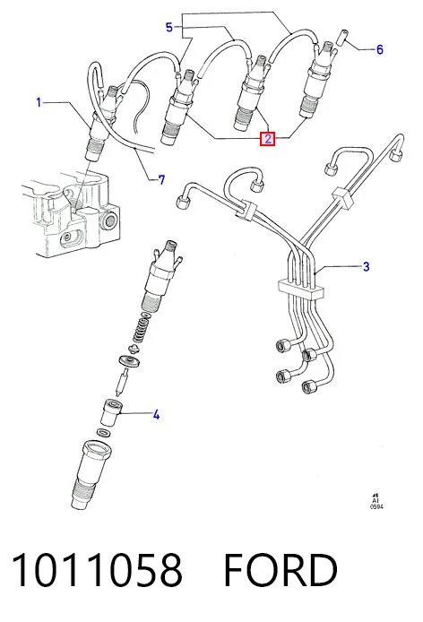  Injetor de injeção de combustível Chrysler Voyager II GS monovolume (1995 - 2001) II GS