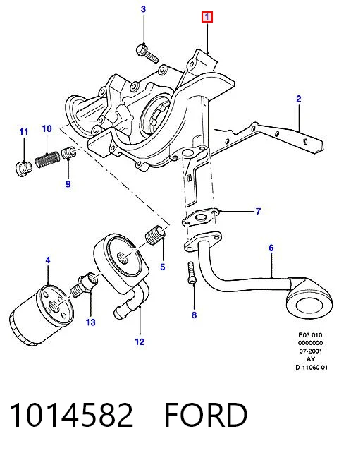 Bomba de óleo para Ford Mondeo I GBP