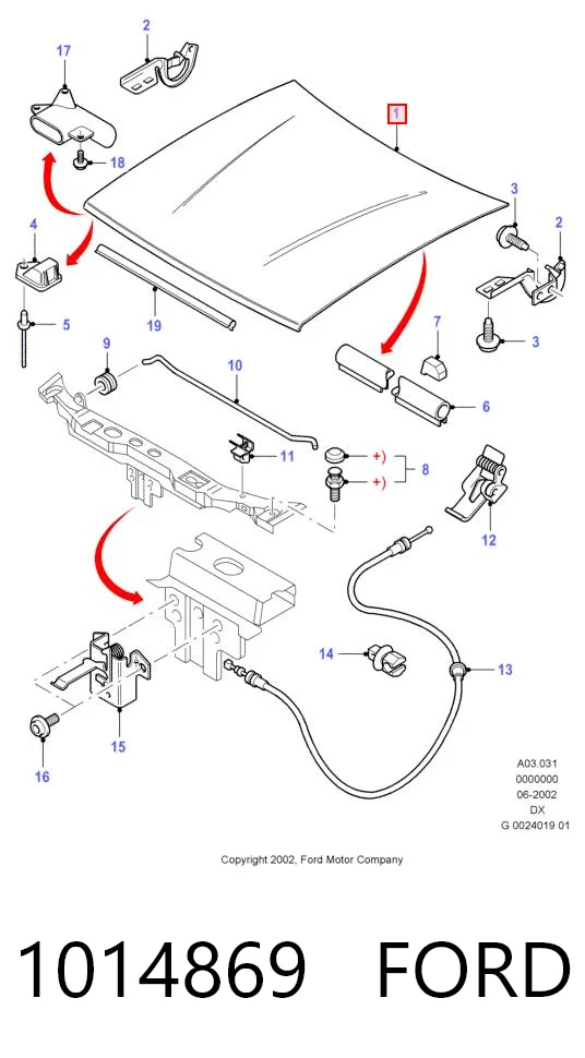 Capota para Ford Fiesta Mk4 JAS, JBS