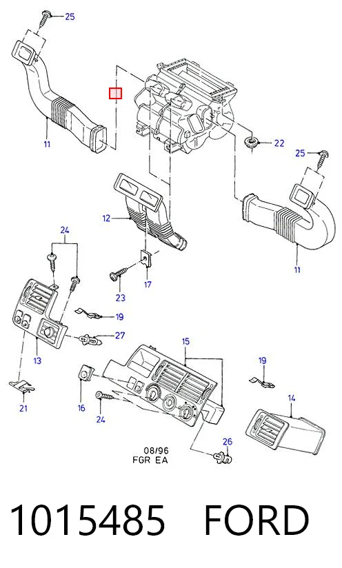 Motor de ventilador de forno (de aquecedor de salão) Ford Escort preço, a partir de 46,19 USD