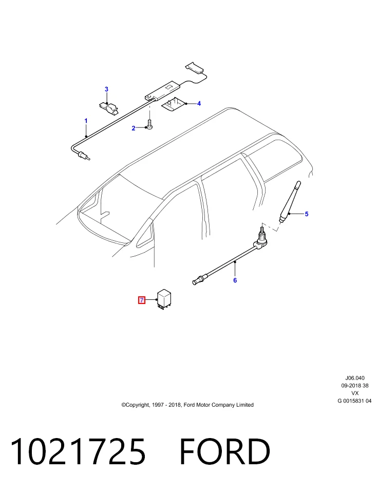 Compre Espelho de retrovisão esquerdo Ford Mondeo 1