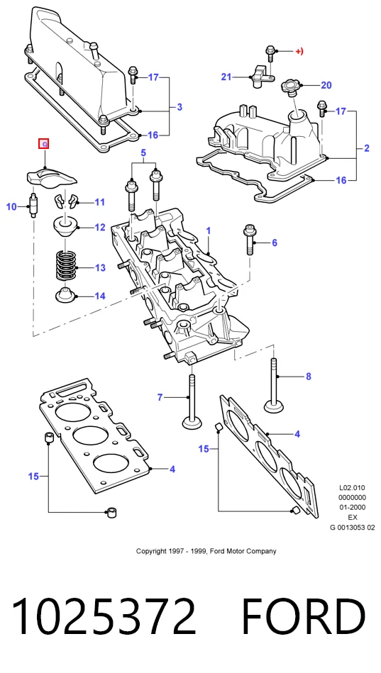 Balanceiro de válvula (balanceiro de válvulas) para Ford Explorer U2