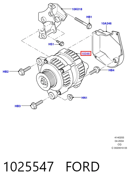 1025547 Ford Gerador