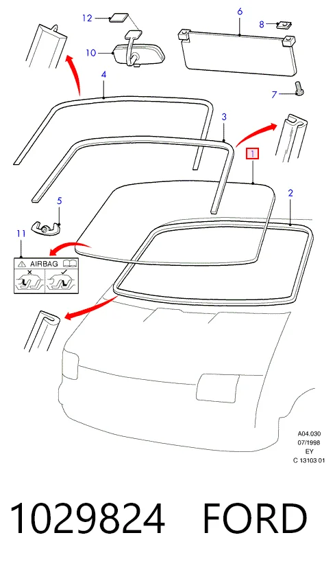 Pára-brisas Ford Transit E ao melhor preço