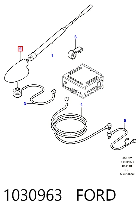 Antena Ford Transit IV E