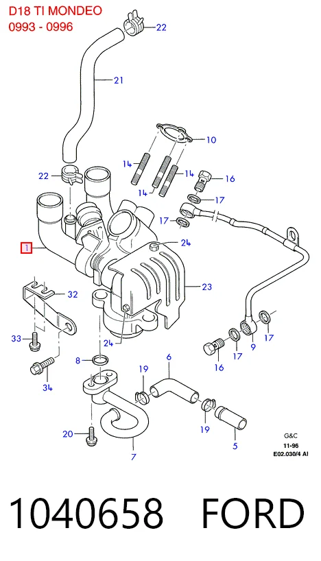 Turbina Ford Escort preço, a partir de 82,91 USD