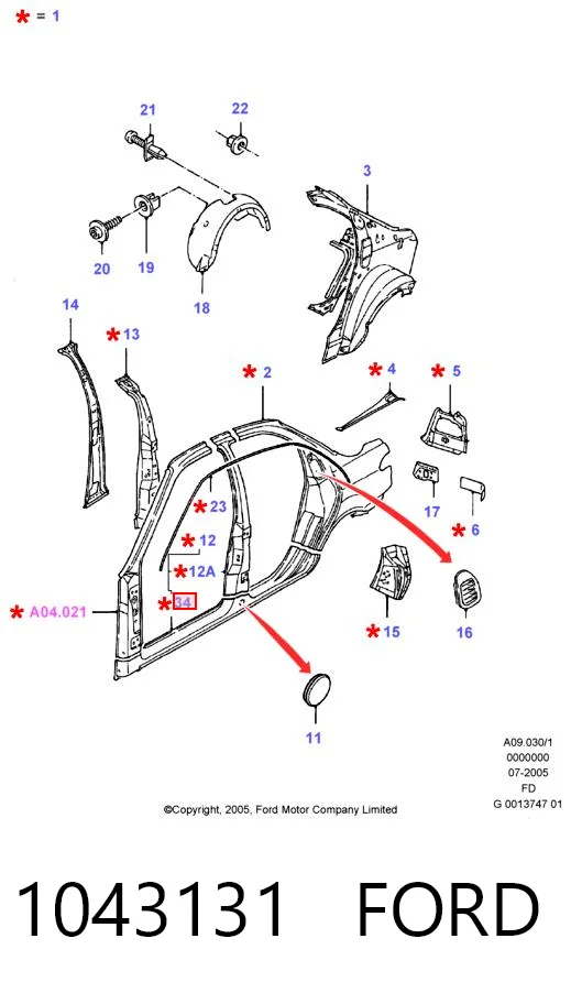1043131 Ford