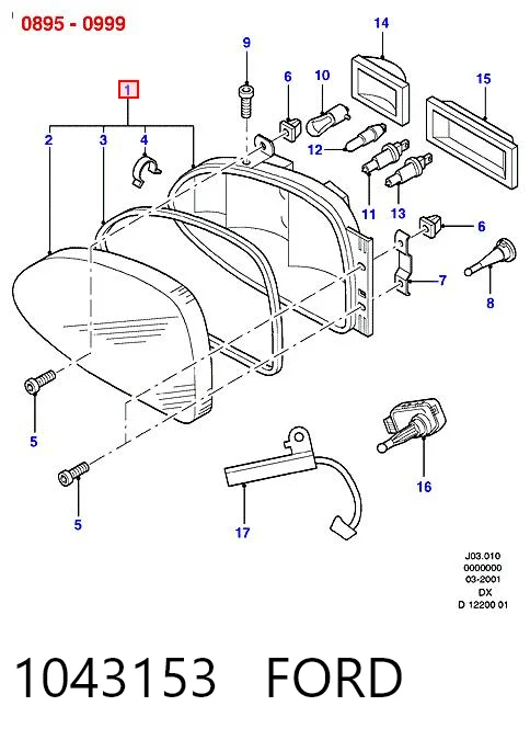 Compre Luz direita Ford Escort 7