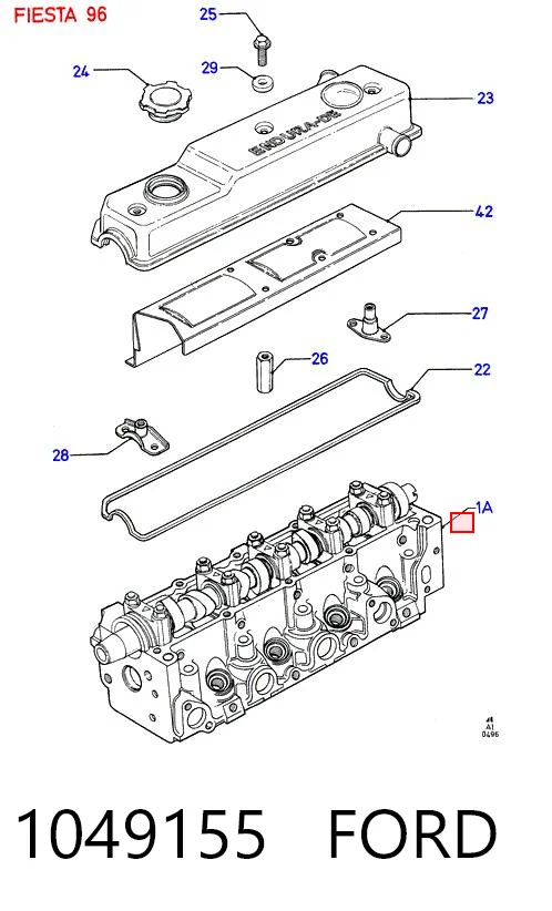 Cabeça de motor (CBC) para Ford Escort VI GAL