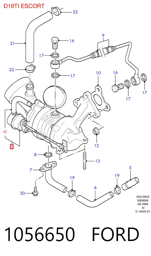 Turbina Ford Mondeo II BFP