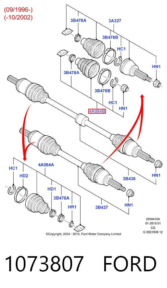 Compre Bota de proteção externa de junta homocinética do semieixo dianteiro Audi A8 