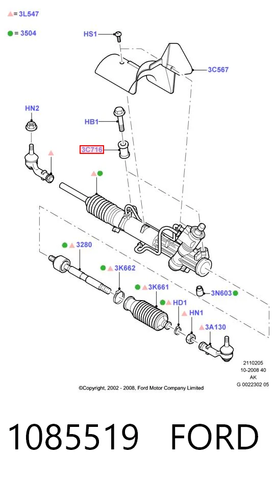Bloco silencioso de fixação da cremalheira da direção Mazda E11232123 preço, a partir de 10,59 USD