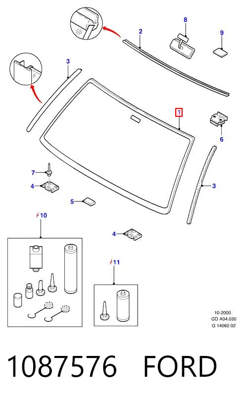 Compre Pára-brisas Ford Mondeo 1