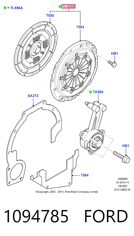  Kit de embraiagem (3 peças) Ford Escort CLASSIC TOURING carrinha (ANL) (1998 - 2000) CLASSIC TOURING