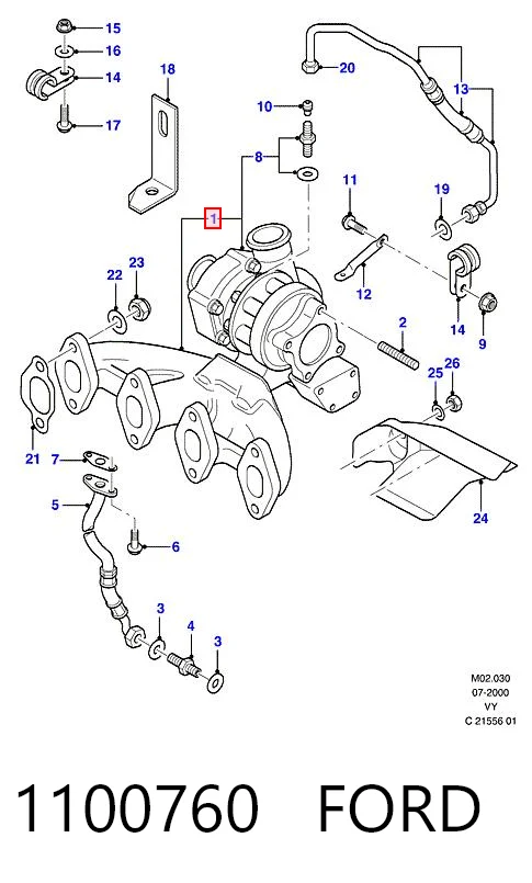 1100760 Ford Turbina