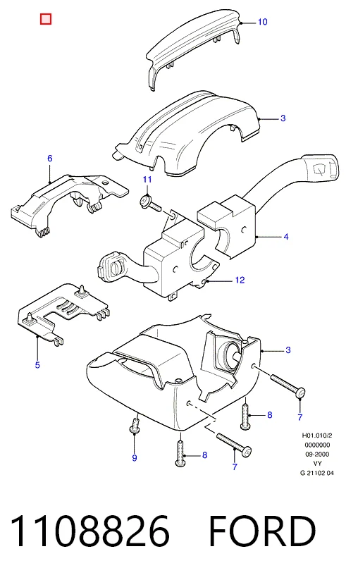 Anel AIRBAG de contato, cabo plano do volante Ford Galaxy  WGR ao melhor preço