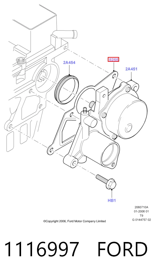 9676973280 Fiat/Alfa/Lancia Vedante de bomba de vácuo
