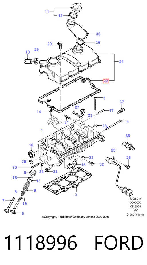 Compre Vedante de tampa de válvulas de motor Audi A8 