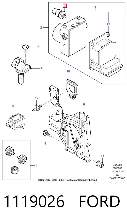 Sensor de pressão de fluido de freio Renault (RVI) 7711156137 preço, a partir de 182,81 USD