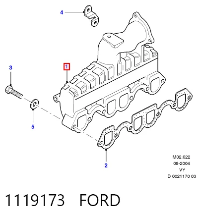 Tubo coletor de admissão Ford Galaxy WGR ao melhor preço