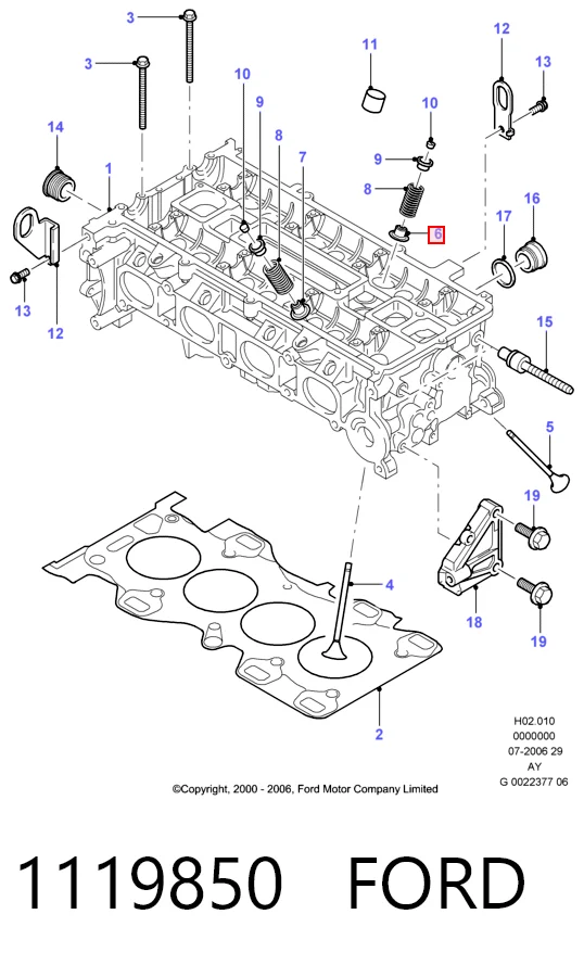 Vedação de válvula (de óleo) de admissão Rover LR025018 preço, a partir de 3,01 USD